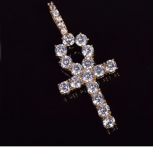 Diamond Ankh Necklace