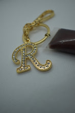 Load image into Gallery viewer, ADD Gold Crystal Personalized Initial Letter Keychain to Squeeze Tube