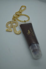 Load image into Gallery viewer, ADD Gold Crystal Personalized Initial Letter Keychain to Squeeze Tube