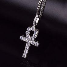 Load image into Gallery viewer, Diamond Ankh Necklace