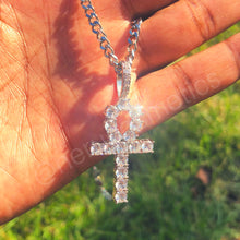 Load image into Gallery viewer, Diamond Ankh Necklace