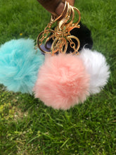 Load image into Gallery viewer, Puff Ball Keychain