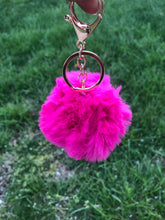Load image into Gallery viewer, Puff Ball Keychain