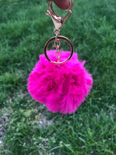 Load image into Gallery viewer, Puff Ball Keychain