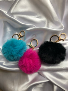 Puff Ball Keychain Wholesale