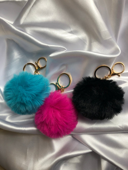 Puff Ball Keychain Wholesale